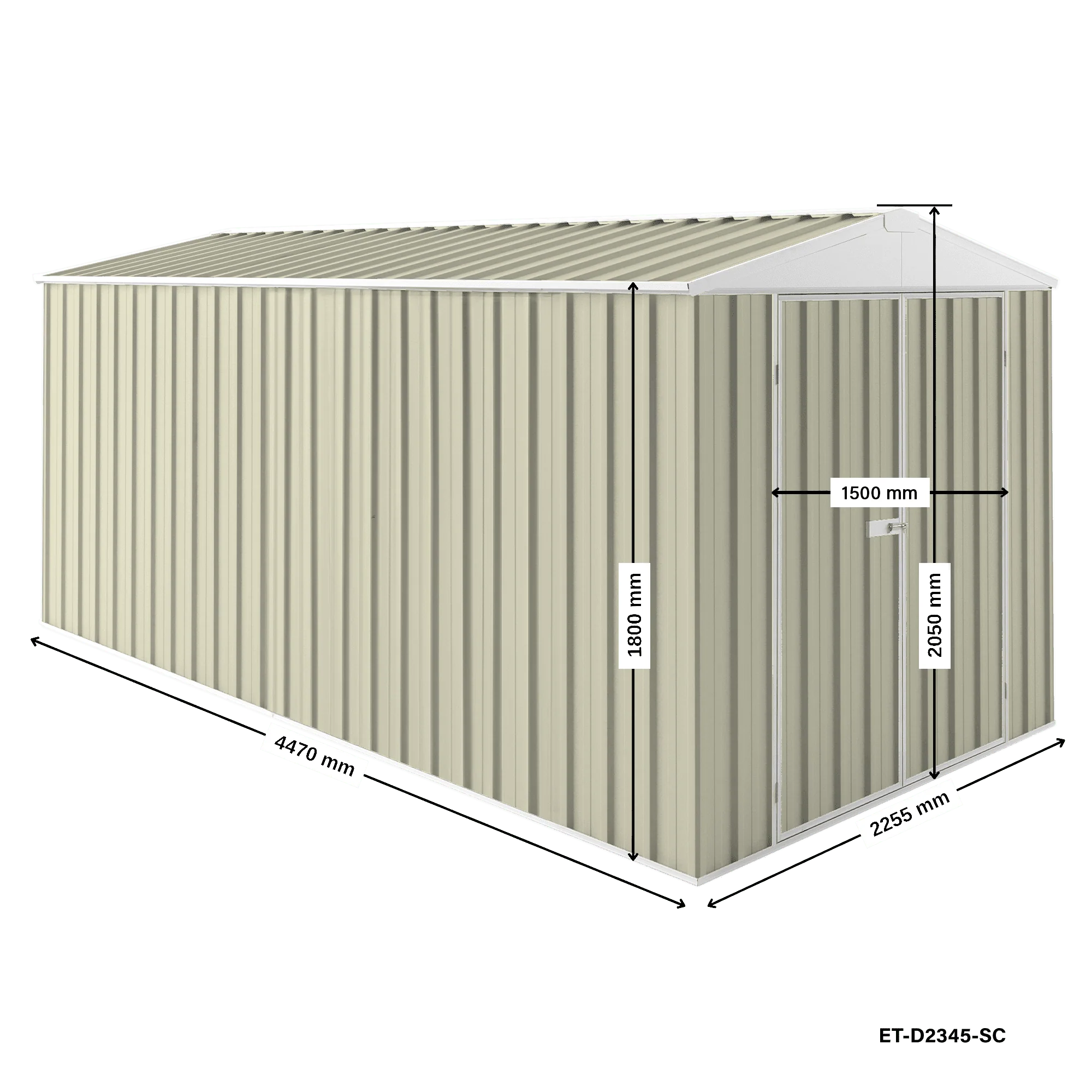 2.25m x 4.5m Workshop Shed - Image 26