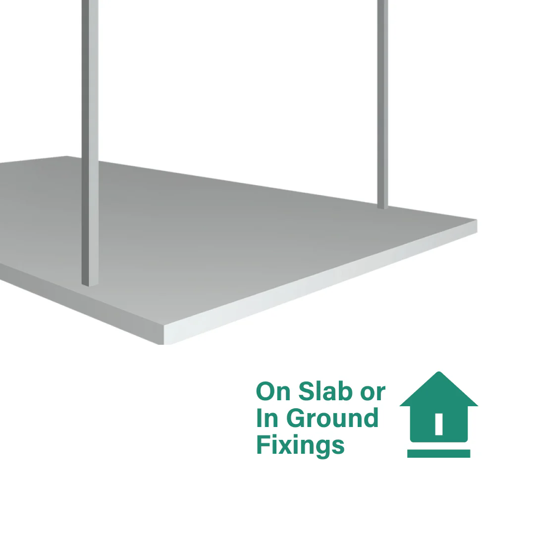 5.5m x 5.4m Double Carport - Zinc - Image 10