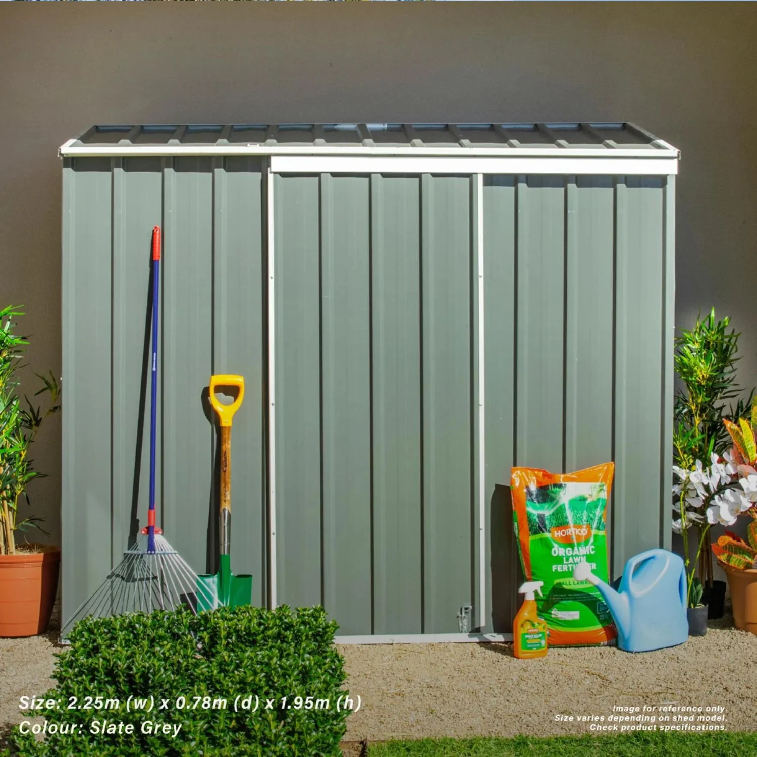 3.75m x 0.78m Narrow Slider Garden Shed - Image 14