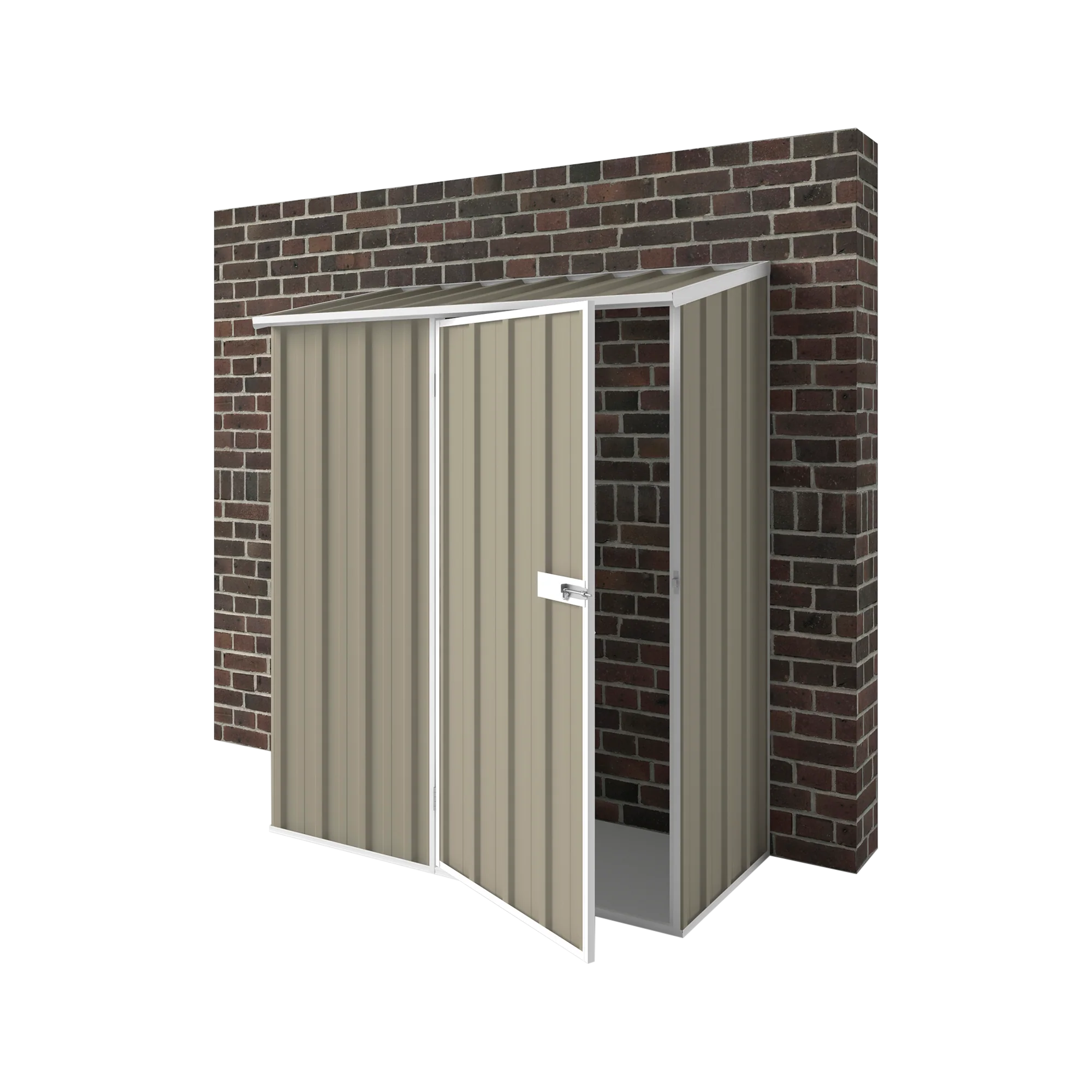 1.5m x 0.78m Off The Wall Garden Shed - Image 12