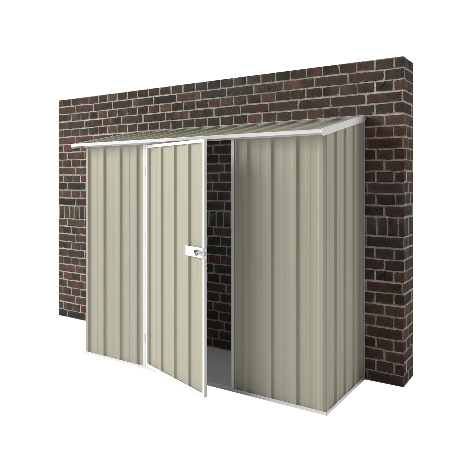 2.25m x 0.78m Off The Wall Garden Shed - Image 10