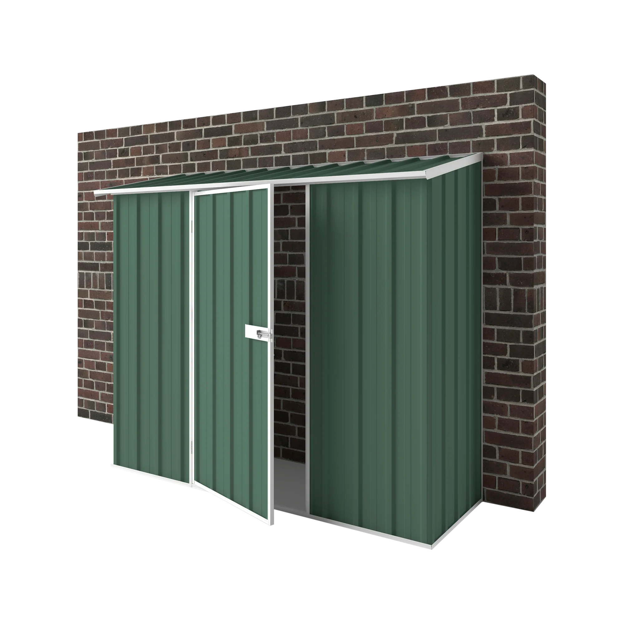 2.25m x 0.78m Off The Wall Garden Shed - Image 11