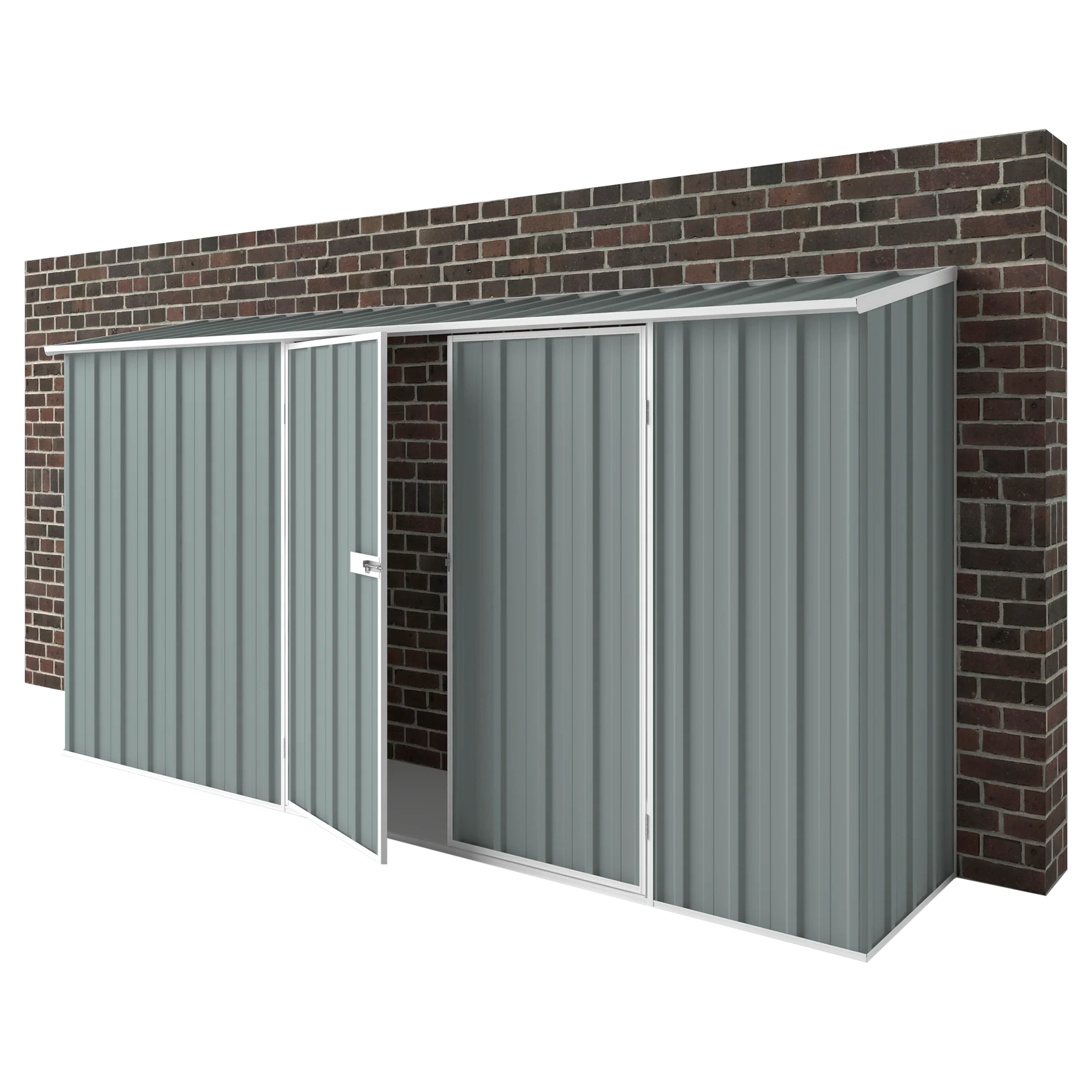 3.75m x 0.78m Off The Wall Garden Shed - Image 7