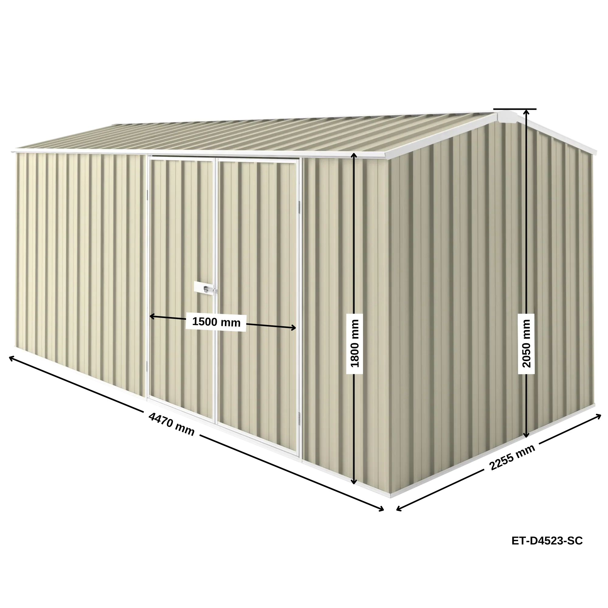 4.5m x 2.25m Workshop Shed - Image 26