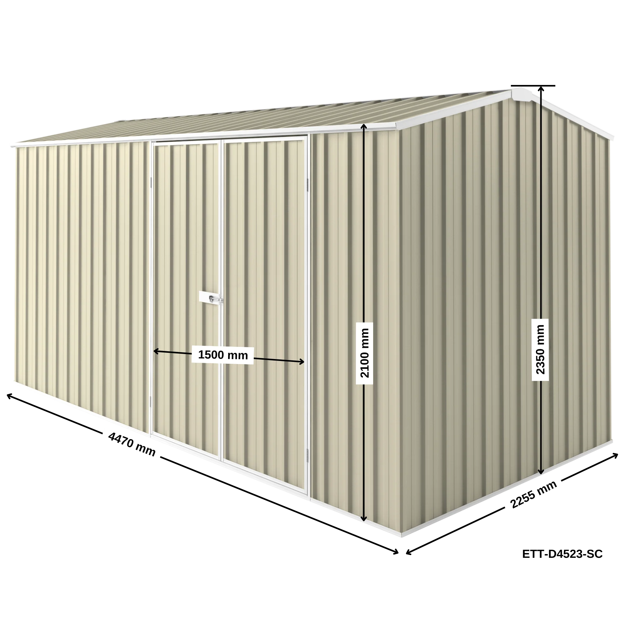 4.5m x 2.25m Workshop Shed - Image 27