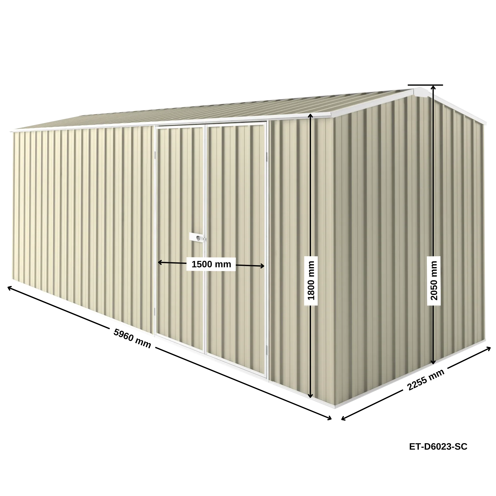6m x 2.25m Workshop Shed - Image 25